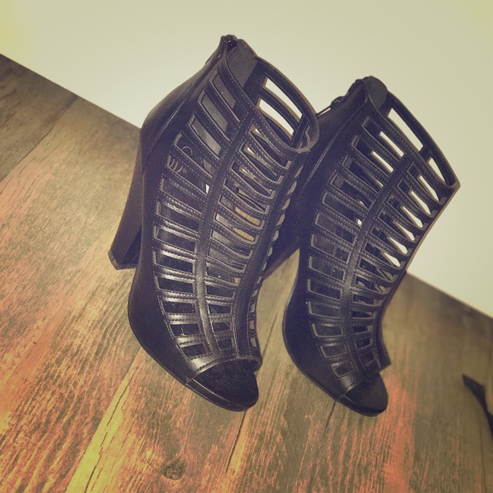 Black heels